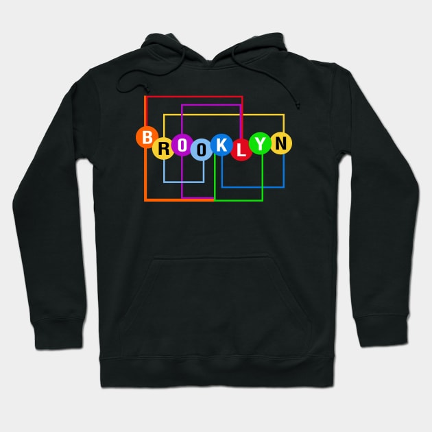 Brooklyn Subway Hoodie by PopCultureShirts